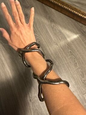 Vintage Bendable Snake Necklace